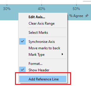 Option to add reference line